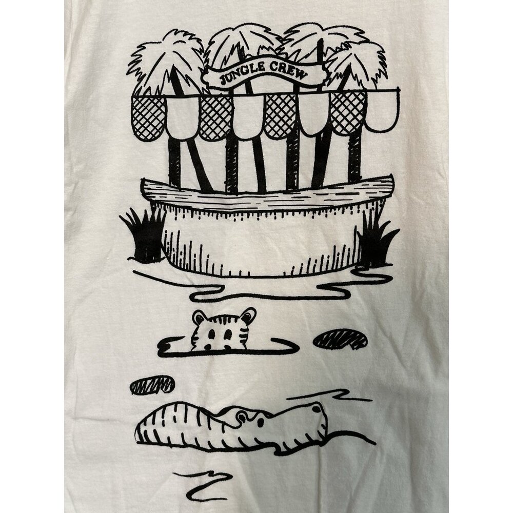 The Lost Bros Disney Shirt Womans Small Jungle Cruise Crews Animals Boat